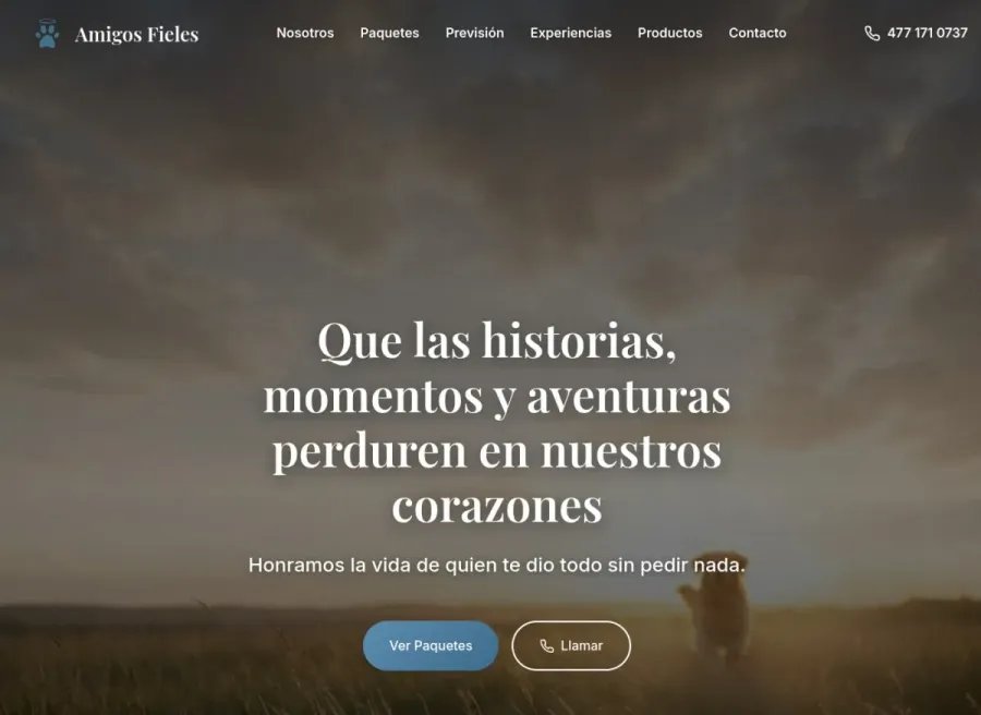 Amigos Fieles - Memoriales para mascotas